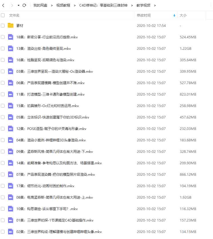 C4D修神记：零基础到三维封神