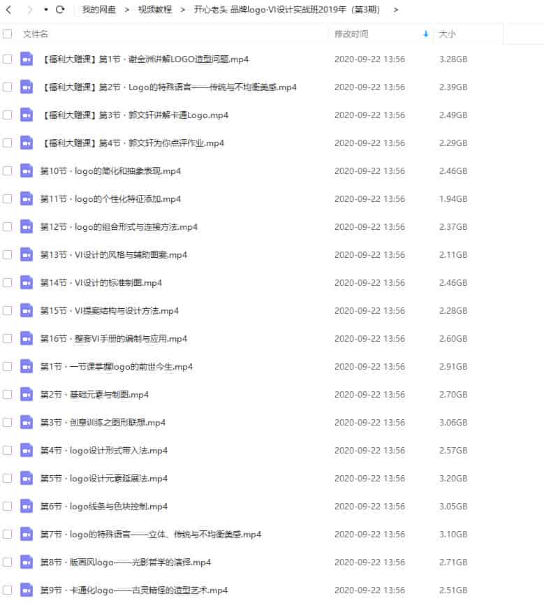 开心老头品牌logo·VI设计实战班第3期