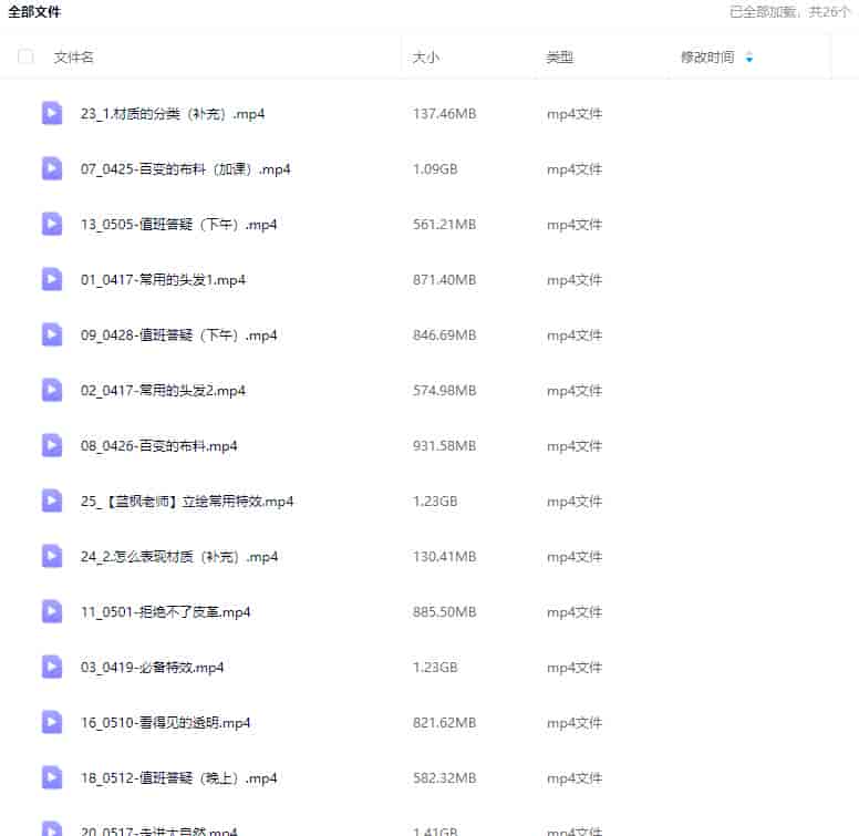 光翼材质特训营第2期2024【画质高清只有视频】