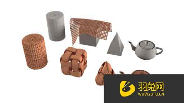 【3dmax插件】3DS MAX编织纹理插件 Weaver Modifier v2.3 for 3ds max 2018-2023英文版下载