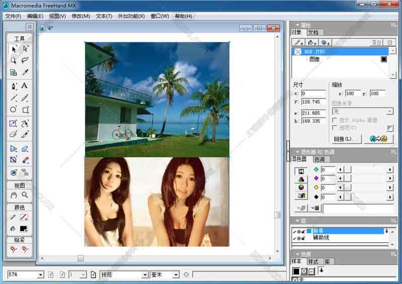 Macromedia FreeHand Mx 【FreeHand Mx V11.0】中文开心版