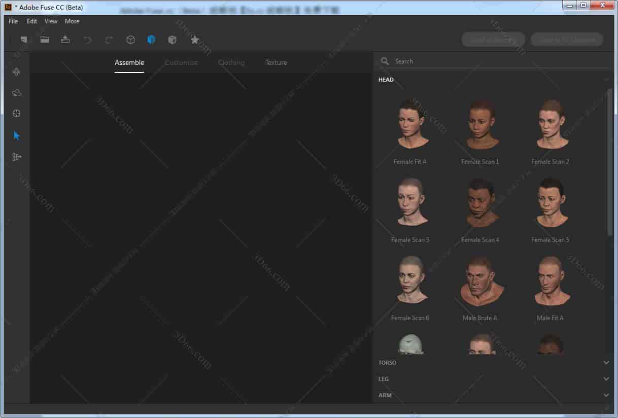 Adobe Fuse cc(Beta)【Fs cc2018开心版】开心版