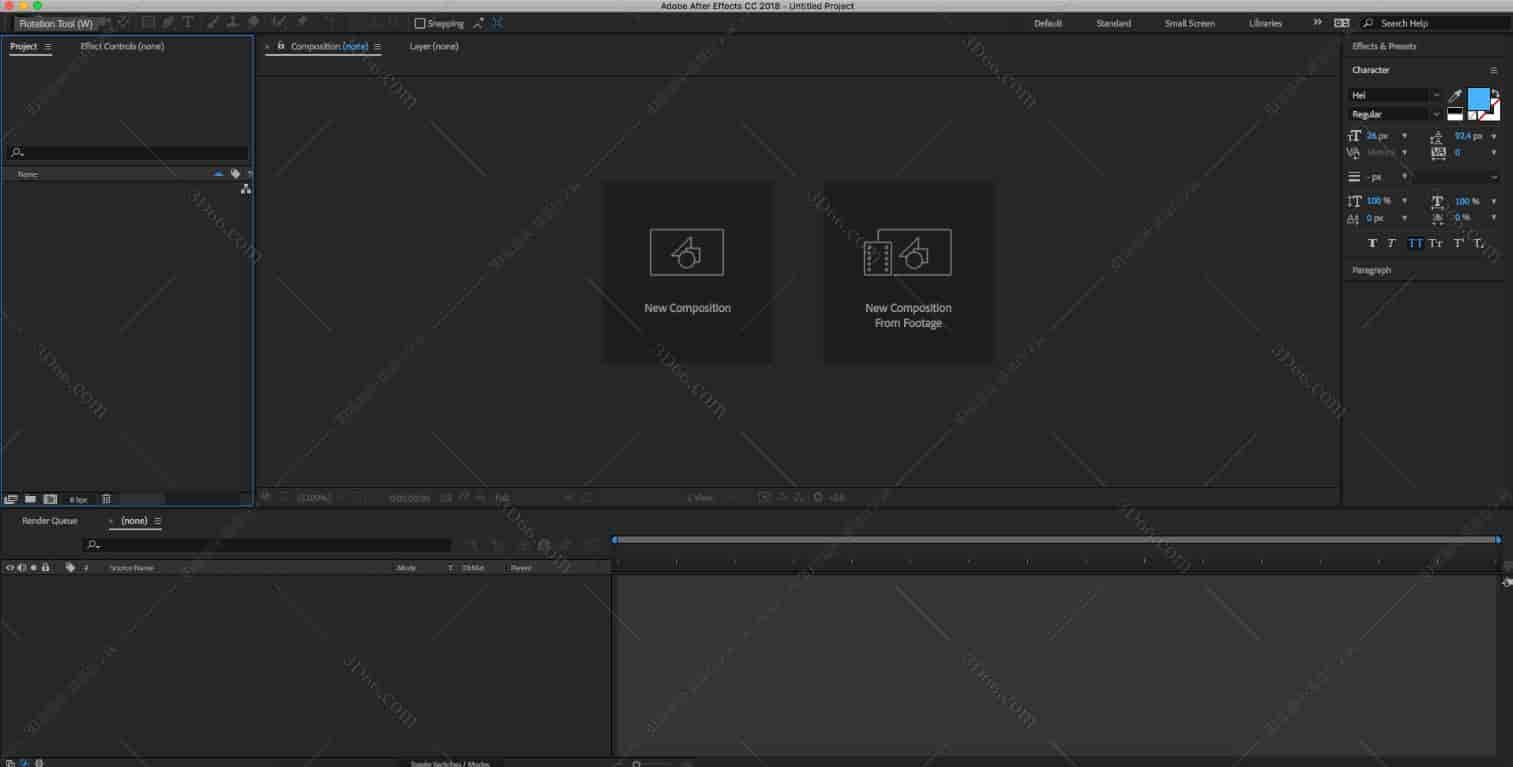 After Effects CC2018 Mac 开心版【Ae CC2018 Mac中文版】+开心补丁