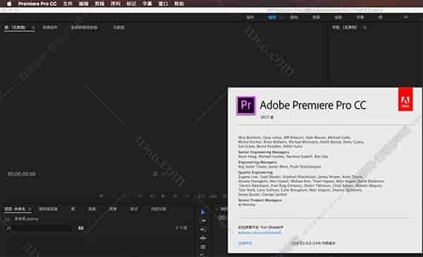 Adobe Premiere Mac CC 2017中文开心版【Pr 2017 Mac汉化】开心版