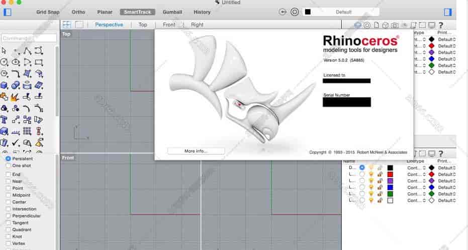 犀牛Rhino for Mac 5开心【Rhino Mac 开心版】附授权码