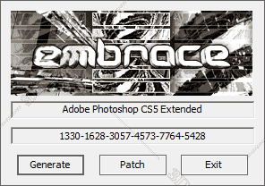 Adobe Photoshop CS5开心补丁【PS CS5注册机】序列号生成器
