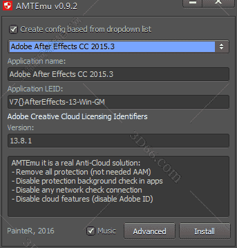 Adobe After Effects CC2015.3开心补丁【AE CC2015.3注册机】序列号生成器