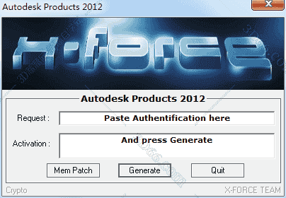 Autodesk revit2012激活码【Revit2012注册机】序列号生成器