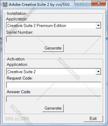 Adobe Illustrator CS2开心补丁【AI CS2注册机】序列号生成器
