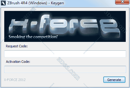 ZBrush 4R4激活码【ZB 4R4注册机】开心补丁