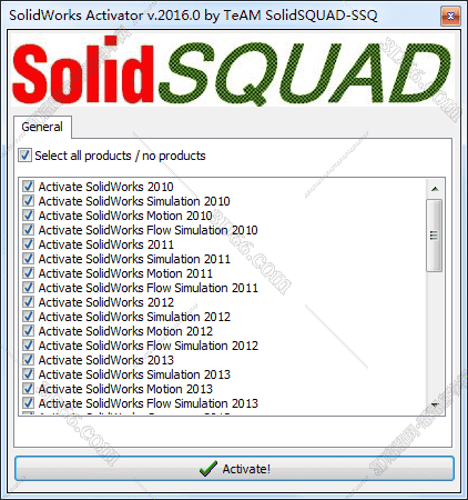 SolidWorks2016激活工具【SW2016注册机】序列号生成器