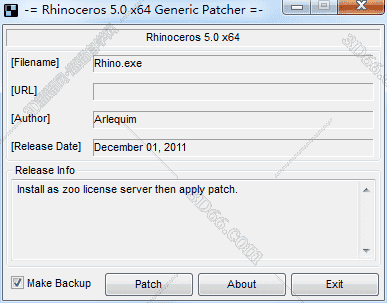 Rhino5.0序列号【犀牛5.0注册机】开心补丁