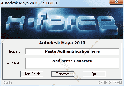 Maya2010激活码【玛雅2010注册机】序列号生成器