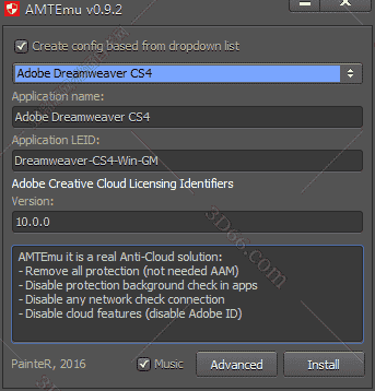 Adobe Dreamweaver cs4序列号【DW cs4注册机】开心补丁