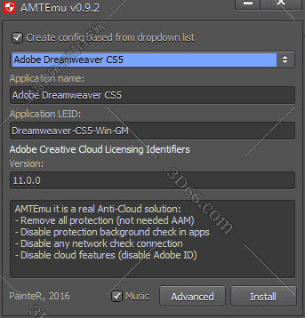 Adobe Dreamweaver cs6序列号【DW cs6注册机】开心补丁