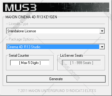 Cinema 4D R13序列号【C4D R13注册机】激活码