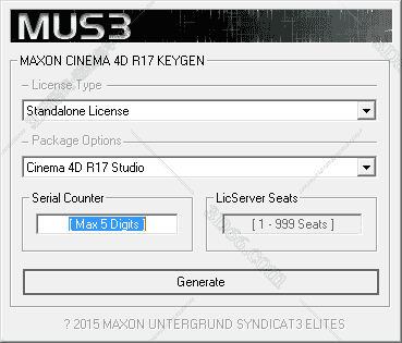 Cinema 4D R17序列号【C4D R17注册机】激活码