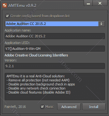 Adobe Audition cc2015.2序列号【Au cc2015.2注册机】开心补丁