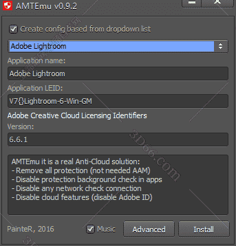 Adobe Lightroom 6.9序列号【Lr6.9注册机】开心补丁