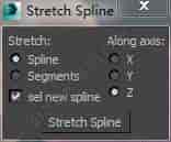 3DMAX样条线展开脚本插件