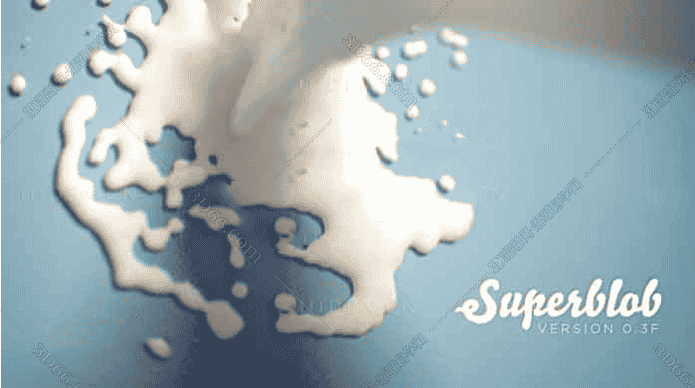 3DS Max超级水滴网格插件：Superblob For 2018-2020