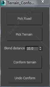 3DMAX terrain_conformer脚本插件