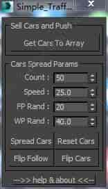 3DMAX Simple_Traffic_v1脚本插件