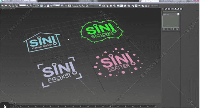 3DMax克隆阵列代理插件包:SiNi Scatter/SiClone v1.11.2