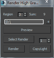 3DMAX渲染大图脚本插件