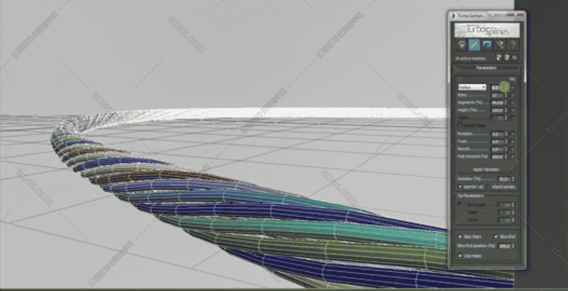 3DsMax生长动画插件 – TurboSplines v1.07 For 2012–2019+使用教程