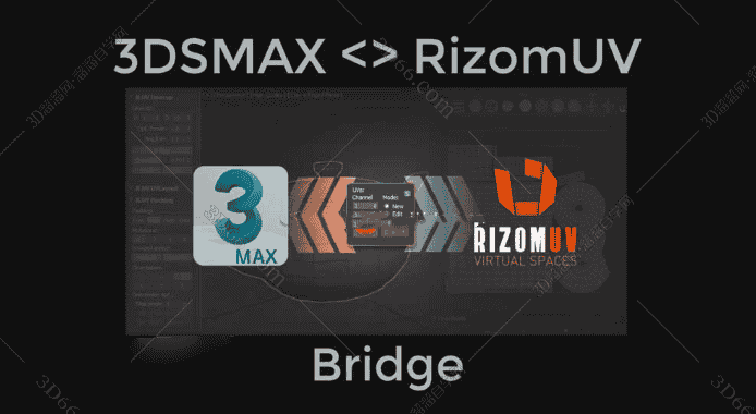 3DMax UV插件 – RizomUV Bridge扩展版v1.08 + 使用教程