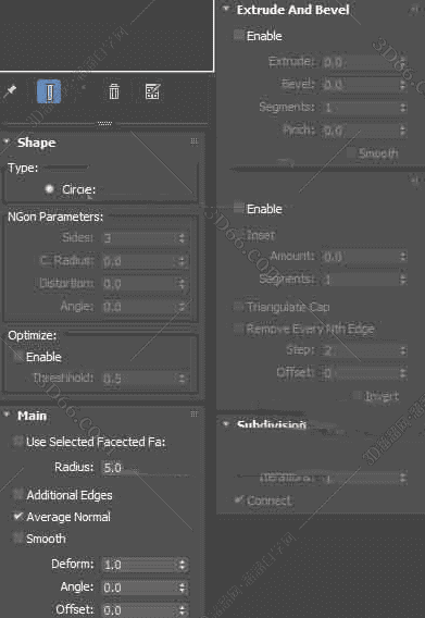 3DsMax插件：创建孔修改器CreateHoles v1.3 For 2016 – 2018