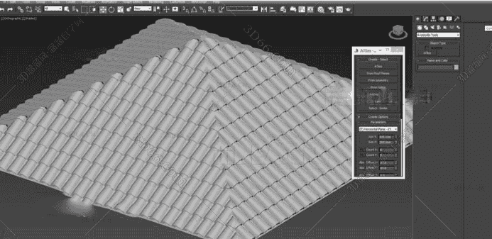 3DMax屋顶设计插件Atiles Pro v2.53 For 2010-2018+使用教程+中文安装