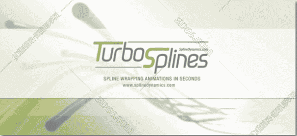 3DsMAX生长变形动画插件TurboSplines v1.03 For Max 2012–2018+使用教程