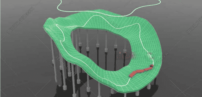 MCG CONFORM SPLINE – 3DMAX样条线投射符合曲面脚本