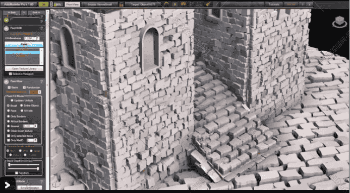 3DsMax高级建模插件AutoModeller Pro v1.16 For 2010-2018+使用教程