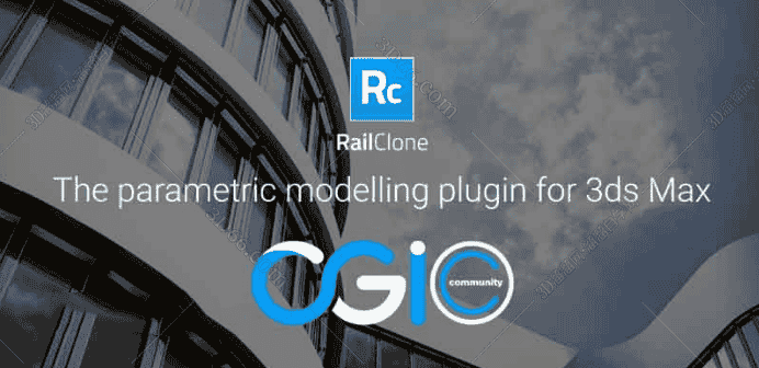 3DsMax建模插件RailClone Pro v3.0.7 For Max 2014–17