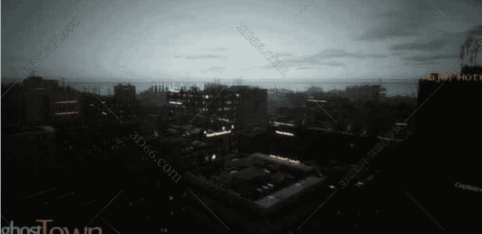 3D Max 2012-2017城市环境创建工具插件GhostTown V1.31 CE
