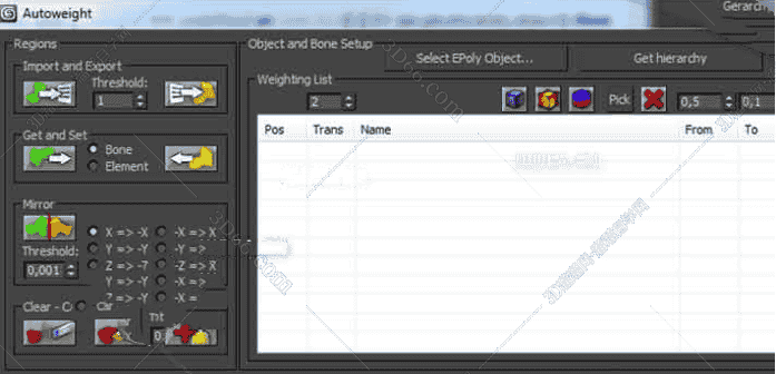 3DsMAX 2009–2016自动权重蒙皮脚本Autoweight V1.0+ 使用教程