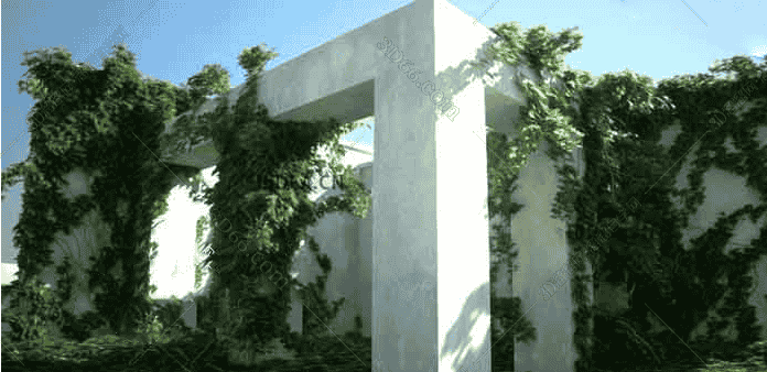 3DMax藤蔓生长插件Guruware Ivy v0.975 For 3dsmax 2010-2016