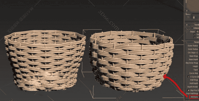 3DMAX MCG脚本插件快速创建篮子模型 For 2016