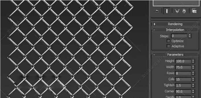 3DMAX MCG Wire Fence v1.01铁丝网快速生成