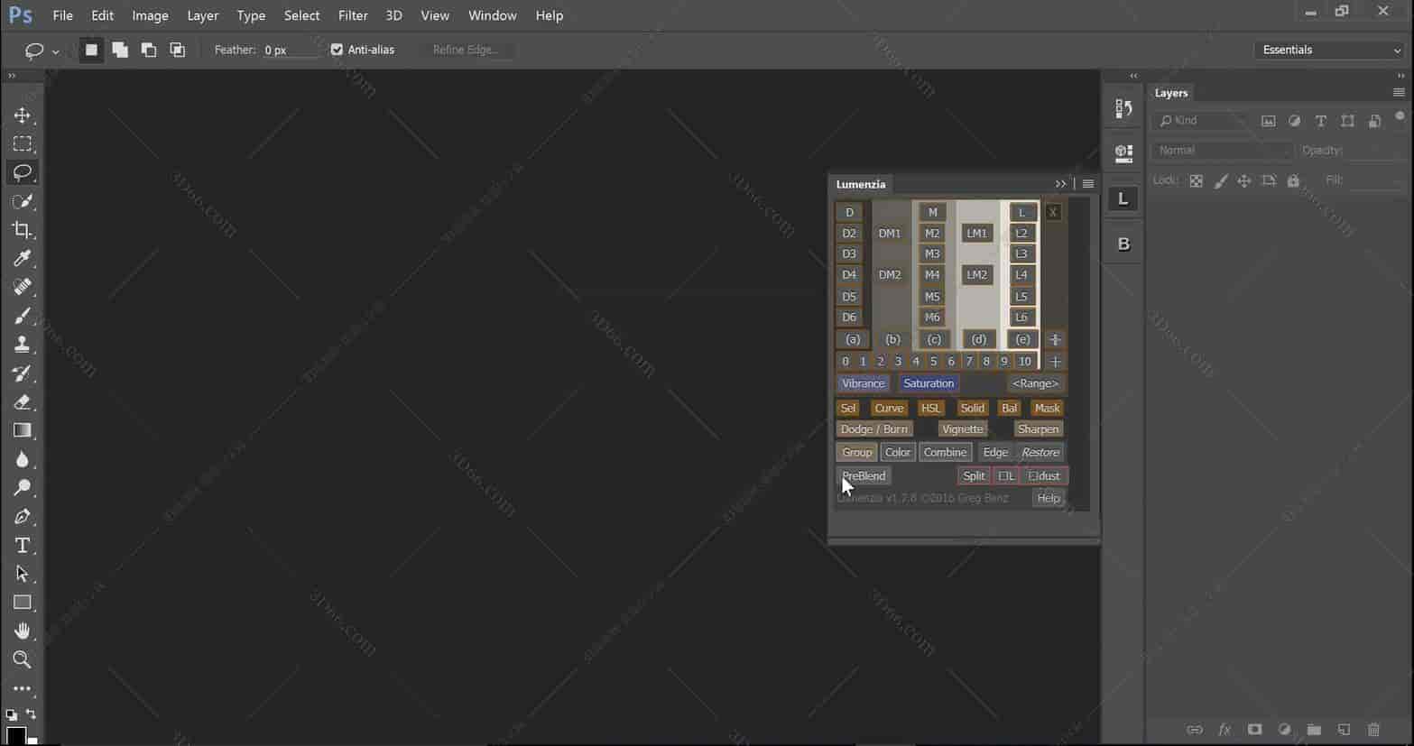 PS亮度遮罩插件:Lumenzia v6.0.0 Photoshop CS6 – CC 2018