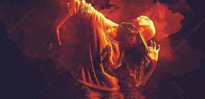 Photoshop动作 – 为图像创建水墨-油漆-火特效效果