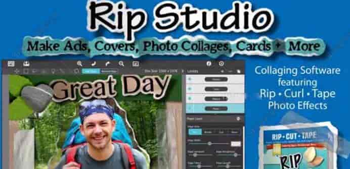 Photoshop图片拼贴特效处理工具:JixiPix Rip Studio Pro v1.0.3