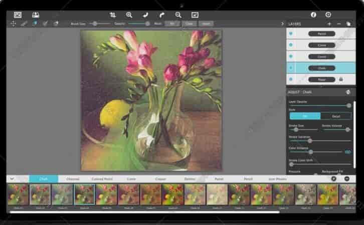Photoshop插件水墨水彩画创意作品工具:JixiPix Pastello v1.0.2
