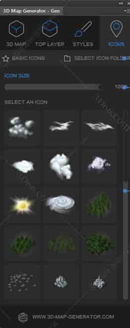 Photoshop三维地图生成器插件:3D Map Generator Pro专业版
