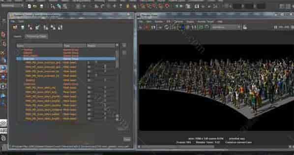 Maya群集模拟插件：Golaem Crowd v6.3.2