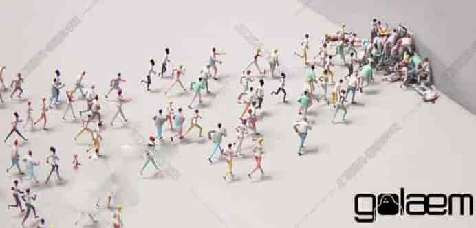 Maya集群渲染工具：GolaemCrowd v6.1.2.1