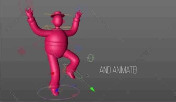 C4D角色绑定插件：BendyLimbsRig